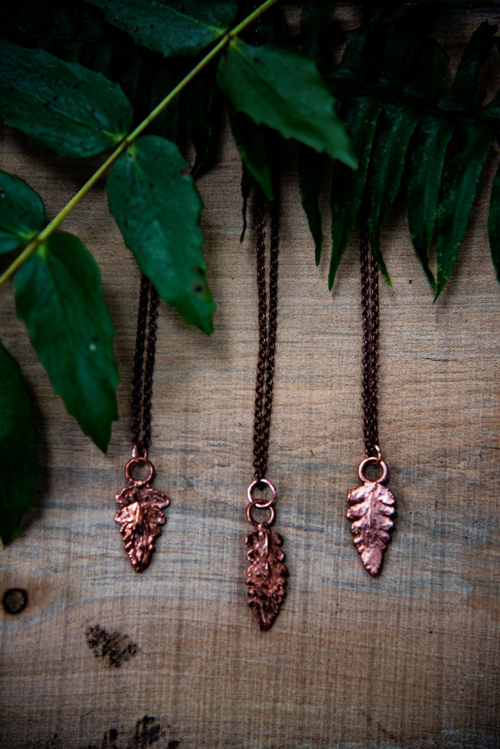 Vancouver Island Bracken Fern Necklace