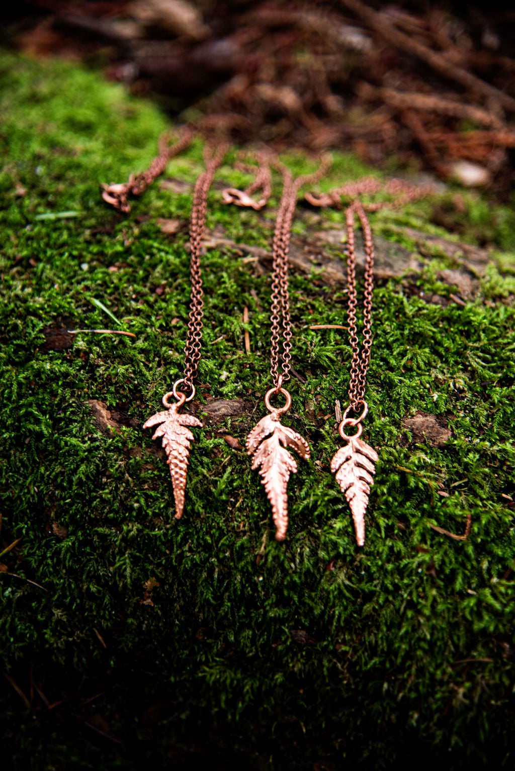 Vancouver Island Sword Fern Necklace